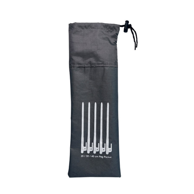 Ground Spike Storage Bag Outdoor Camping Accessories Portable Handheld Storage Bag, S 20cm, M 30cm, L 40cm