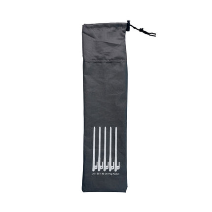 Ground Spike Storage Bag Outdoor Camping Accessories Portable Handheld Storage Bag, S 20cm, M 30cm, L 40cm