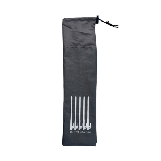 Ground Spike Storage Bag Outdoor Camping Accessories Portable Handheld Storage Bag, S 20cm, M 30cm, L 40cm