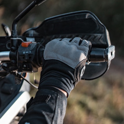 SULAITE Motorcycle Riding Breathable Conductive Touch Screen Full Finger Gloves, M, L, XL, XXL