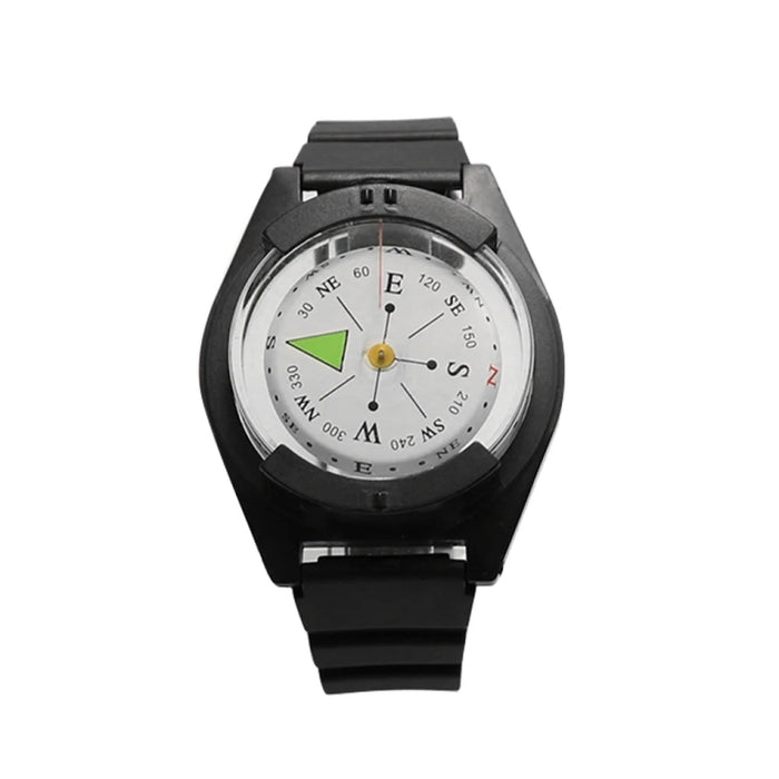 Silicone Strap Waterproof Portable Outdoor Wristwatch Style Compass, P304