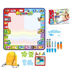78x78cm Water Doodle Mat Writing Board Mat Magic Pen For Kids, Set 1, Set 2, Set 4, Set 8, Set 9