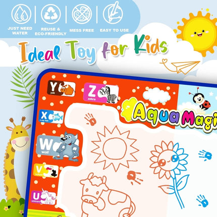 78x78cm Water Doodle Mat Writing Board Mat Magic Pen For Kids, Set 1, Set 2, Set 4, Set 8, Set 9