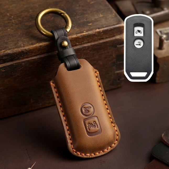 For Honda NS125LA/Lead125/PCX160/Forza 350 Hallmo Motorcycle Key Case, 2 Keys Brown, 2 Keys Blue, 2 Keys Black, 3 Keys Brown, 3 Keys Blue, 3 Keys Black