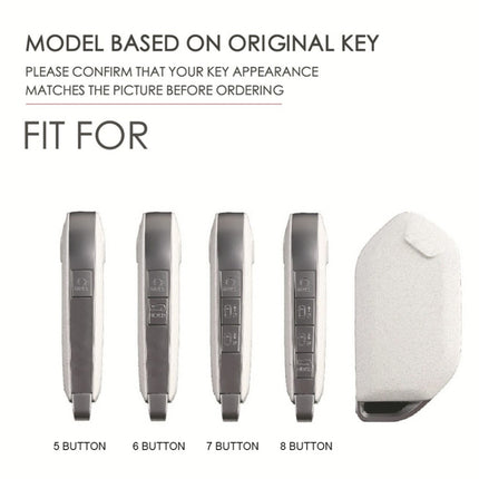 For Kia 2024 Hallmo Car Key Protective Cover, 5 Keys Brown, 5 Keys Blue, 5 Keys Black, 6 Keys Brown, 6 Keys Blue, 6 Keys Black, 7 Keys Brown, 7 Keys Blue, 7 Keys Black, 8 Keys Brown, 8 Keys Blue, 8 Keys Black