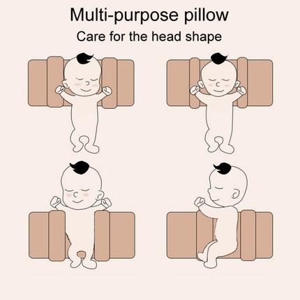 Baby Shape Correcting Fixed Millet Pillow Infant Heads Shape Rectifying Stationary Cushion