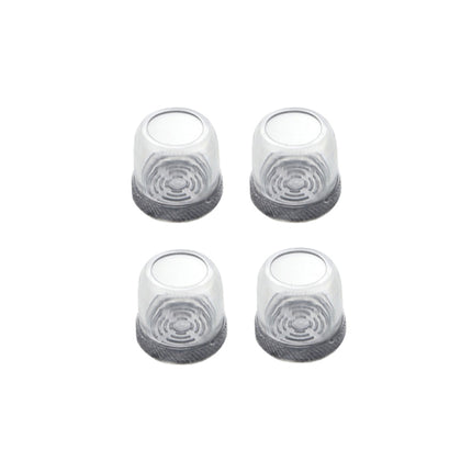 4pcs / Set Thickened Wear-Resistant Table And Chair Leg Covers Household Quiet Non-Slip Stool Foot Protector, Mini Small Round Transparent, Mini Small Round Light Gray, Mini Small Round Light Brown, Mini Small Square Transparent                        ...