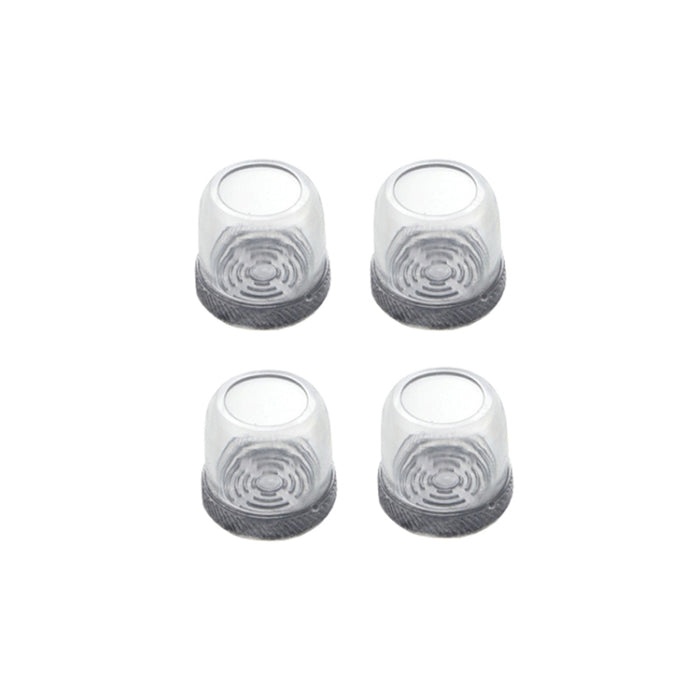4pcs / Set Thickened Wear-Resistant Table And Chair Leg Covers Household Quiet Non-Slip Stool Foot Protector, Mini Small Round Transparent, Mini Small Round Light Gray, Mini Small Round Light Brown, Mini Small Square Transparent                        ...