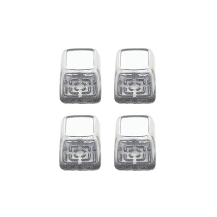 4pcs / Set Thickened Wear-Resistant Table And Chair Leg Covers Household Quiet Non-Slip Stool Foot Protector, Mini Small Round Transparent, Mini Small Round Light Gray, Mini Small Round Light Brown, Mini Small Square Transparent                        ...