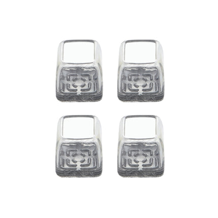4pcs / Set Thickened Wear-Resistant Table And Chair Leg Covers Household Quiet Non-Slip Stool Foot Protector, Mini Small Round Transparent, Mini Small Round Light Gray, Mini Small Round Light Brown, Mini Small Square Transparent                        ...