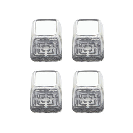 4pcs / Set Thickened Wear-Resistant Table And Chair Leg Covers Household Quiet Non-Slip Stool Foot Protector, Mini Small Round Transparent, Mini Small Round Light Gray, Mini Small Round Light Brown, Mini Small Square Transparent                        ...