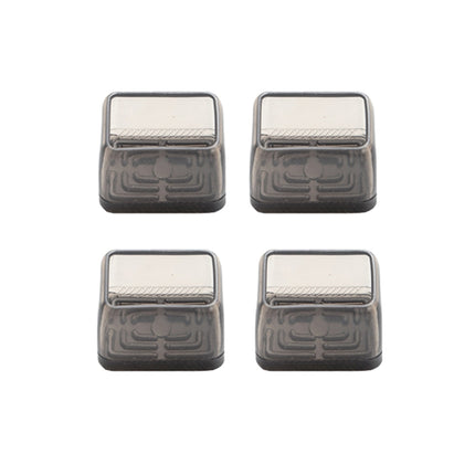 4pcs / Set Thickened Wear-Resistant Table And Chair Leg Covers Household Quiet Non-Slip Stool Foot Protector, Small Rectangular Transparent, Small Rectangular Light Gray, Small Rectangular Light Brown, Large Rectangular Transparent                     ...