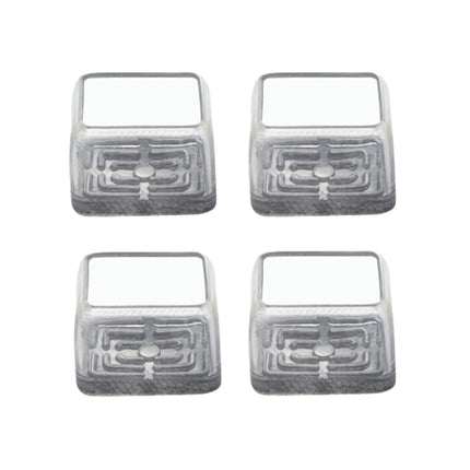 4pcs / Set Thickened Wear-Resistant Table And Chair Leg Covers Household Quiet Non-Slip Stool Foot Protector, Small Rectangular Transparent, Small Rectangular Light Gray, Small Rectangular Light Brown, Large Rectangular Transparent                     ...