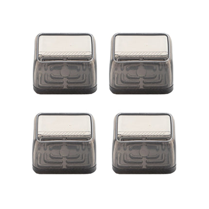 4pcs / Set Thickened Wear-Resistant Table And Chair Leg Covers Household Quiet Non-Slip Stool Foot Protector, Small Rectangular Transparent, Small Rectangular Light Gray, Small Rectangular Light Brown, Large Rectangular Transparent                     ...