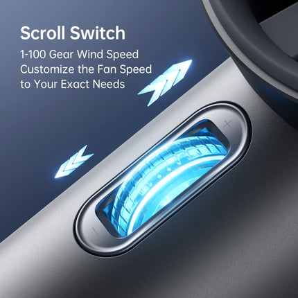 JisuLife FA53 Pro 1 High-speed Powerful Cooling Handheld Small Fan Mini Portable USB Rechargeable Desktop Fan