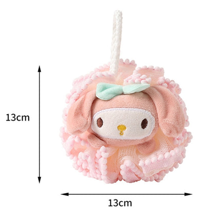 Cute Cartoon Bathing Flower Children Soft Bathing Ball Shower Foamer