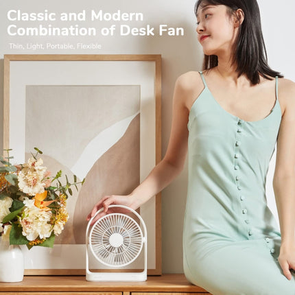 JisuLife FA19 4000mAh Wireless Rechargeable Desktop Mini Fan Silent Portable Fan