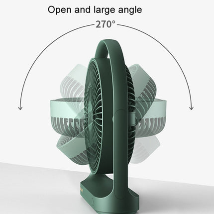 JisuLife FA19 4000mAh Wireless Rechargeable Desktop Mini Fan Silent Portable Fan