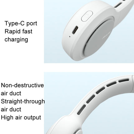 JisuLife FA31 USB Rechargeable Hanging Neck Mini Fan Bladeless Cooling Outdoor High Wind Power Electric Fan