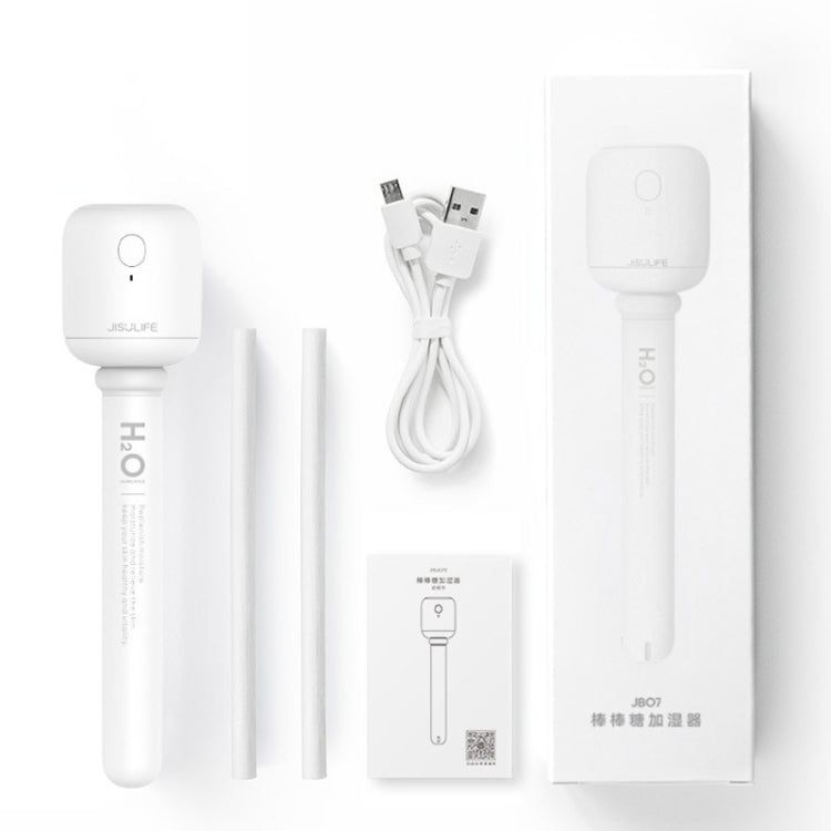 JisuLife JB07 Wireless High Mist Portable Humidifier, No Water Tank, White 1100mAh, White 2200mAh