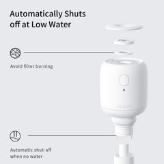 JisuLife JB07 Wireless High Mist Portable Humidifier, No Water Tank, White 1100mAh, White 2200mAh