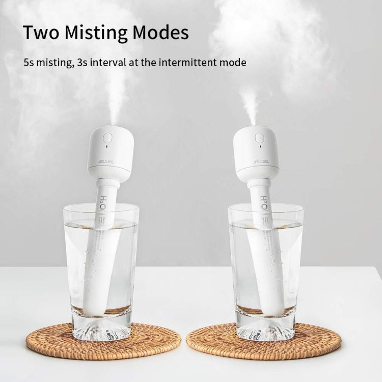 JisuLife JB07 Wireless High Mist Portable Humidifier, No Water Tank, White 1100mAh, White 2200mAh