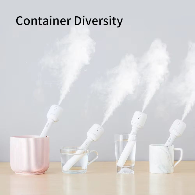 JisuLife JB07 Wireless High Mist Portable Humidifier, No Water Tank, White 1100mAh, White 2200mAh
