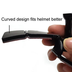 TUYU Motorcycle Integrated Hinged Helmet Chin Sports Camera Mounting Bracket, With 2 Stickers, With 4 Stickers