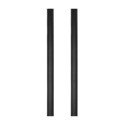 Car Side Window Wipers Removing Water Mist Universal Rubber Strips, 1pair