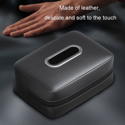 Car Seat Armrest Tissue Box Sun Visor Seat Back Hanging Paper Bag
