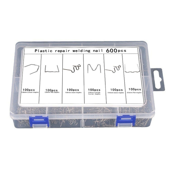Boxed Car Bumper Broken Repair Welding Wire Nails, 600pcs /Set, 1200pcs /Set, 1500pcs /Set, 1800pcs /Set, 3000pcs /Set