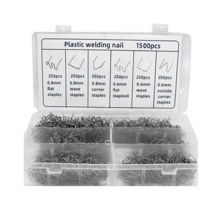 Boxed Car Bumper Broken Repair Welding Wire Nails, 600pcs /Set, 1200pcs /Set, 1500pcs /Set, 1800pcs /Set, 3000pcs /Set