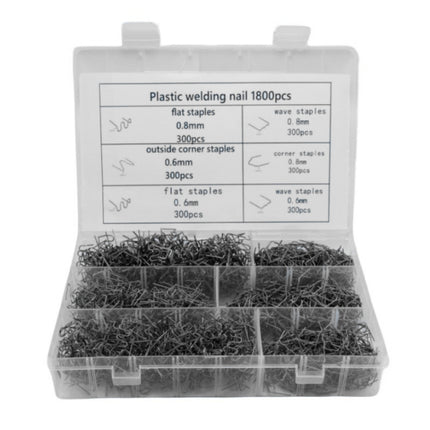 Boxed Car Bumper Broken Repair Welding Wire Nails, 600pcs /Set, 1200pcs /Set, 1500pcs /Set, 1800pcs /Set, 3000pcs /Set