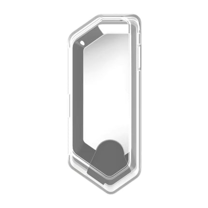 For Flipper Zero Electronic Pet Silicone Full-Cover Protective Case, Transparent White, Transparent Black