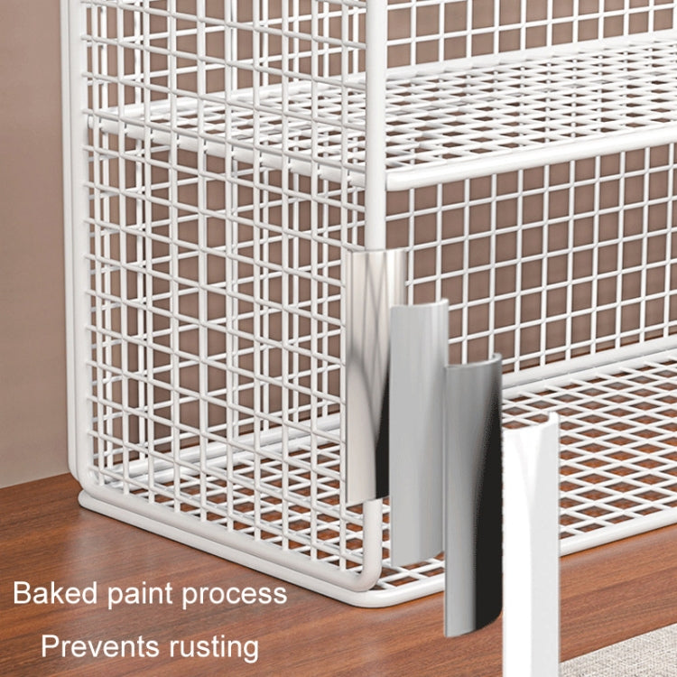 Desktop Mug Rack Tea Organizer Countertop Storage Rack Office Desk Shelf, 2 Layers White, 3 Layers White