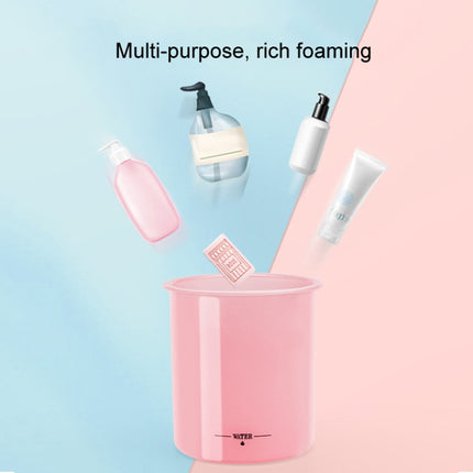 Facial Cleanser Foaming Maker Bubbler Cup Travel Portable Manual Foaming Bottle, Small Purple, Small Transparent, Small Pink, Large Purple, Large Transparent, Large Pink