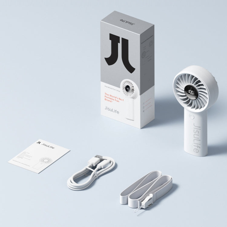 JisuLife Life4 Handheld Portable Small Rechargeable Fan, 3600mAh Gray, 3600mAh Black, 3600mAh Pink, 5000mAh Gray, 5000mAh Black, 5000mAh Pink