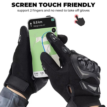 Motorcycle Outdoor Riding Non-slip Touch Screen Sun Protection Gloves, M, L, XL, XXL