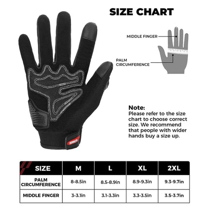 Motorcycle Outdoor Riding Non-slip Touch Screen Sun Protection Gloves, M, L, XL, XXL