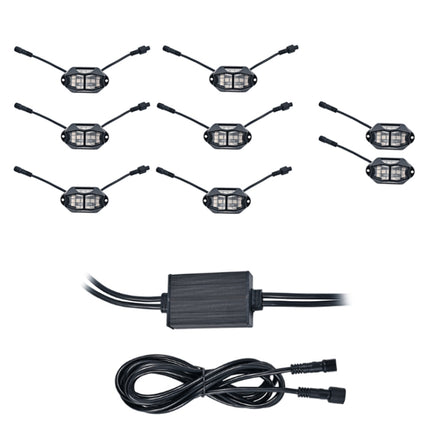 Car Chassis Light RGB Colorful Atmosphere Light, 8 in 1, 10 in 1, 12 in 1
