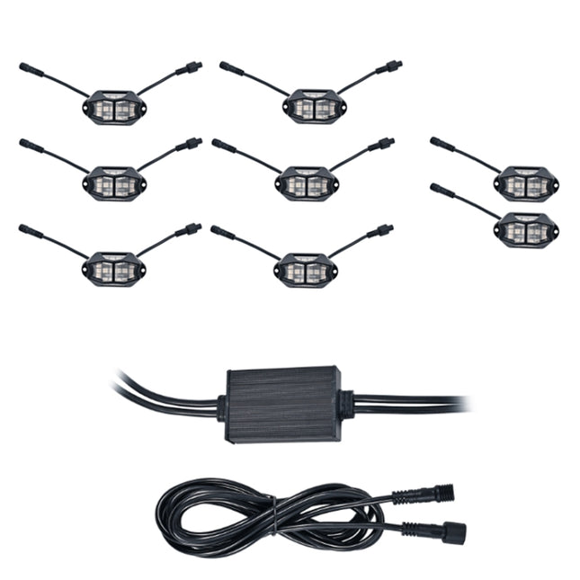 Car Chassis Light RGB Colorful Atmosphere Light, 8 in 1, 10 in 1, 12 in 1