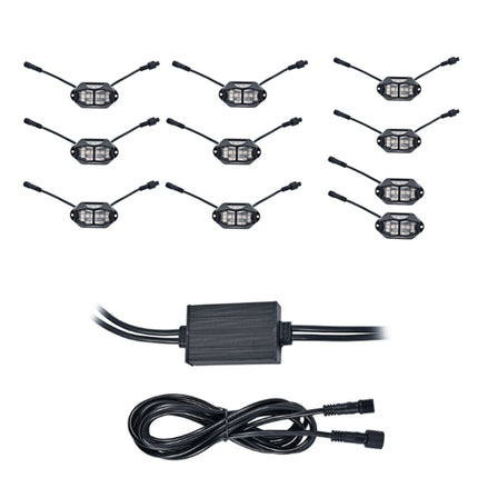 Car Chassis Light RGB Colorful Atmosphere Light, 8 in 1, 10 in 1, 12 in 1