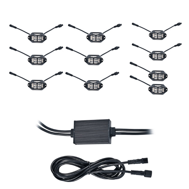Car Chassis Light RGB Colorful Atmosphere Light, 8 in 1, 10 in 1, 12 in 1