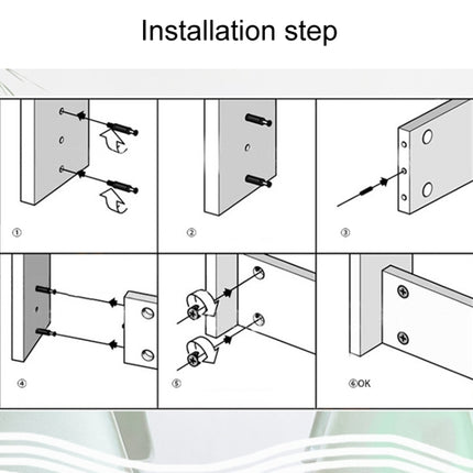 3 In 1 Screw Connector Furniture Link Fixer Closet Eccentric Wheel Nut Connection Fastener, 10pcs 40mm, 10pcs 35mm