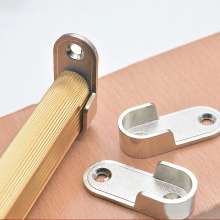 2pcs Wardrobe Closet Rod End Support Bracket Alloy Holder Hardware Furniture Accessories, Thickened, Normal