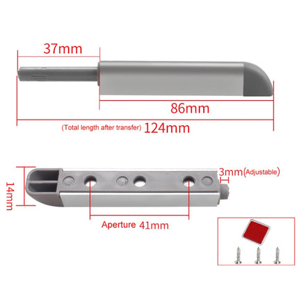 Cabinet Door Magnetic Self-rebounder Drawer Invisible Press Spring Door Opener