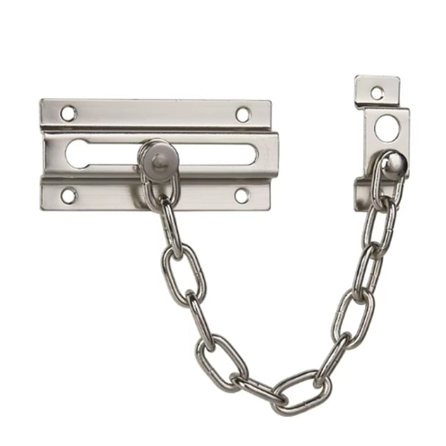 Security Door Chain Anti-theft Home Door Bolt Latch Window Chain Lock, Square Black, Square Silver, Square Red Bronze, Round Gold, Round Bronze, Round Silver