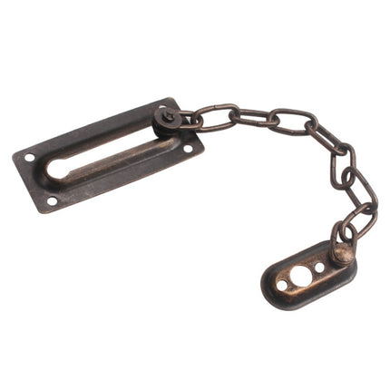 Security Door Chain Anti-theft Home Door Bolt Latch Window Chain Lock, Square Black, Square Silver, Square Red Bronze, Round Gold, Round Bronze, Round Silver