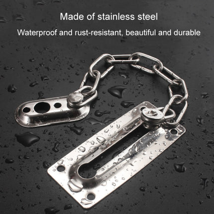 Security Door Chain Anti-theft Home Door Bolt Latch Window Chain Lock, Square Black, Square Silver, Square Red Bronze, Round Gold, Round Bronze, Round Silver