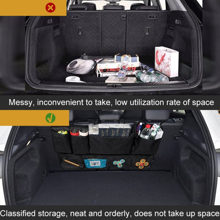 Car SUV Rear Seat Widening Organizing Storage Bag